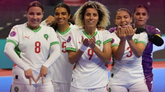 ⁠بعد تتويجه بكأس أمم إفريقيا لـ”الفوتسال” .. ⁠ ⁠المنتخب المغربي النسوي يرتقي إلى المركز 31 عالميا
