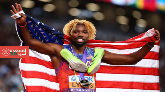 مونديال القوى: لايلز وجيفرسون وودن يقودان أمريكا للفوز بثنائية التتابع السريع