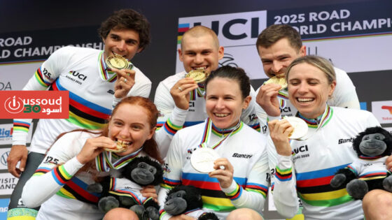 أستراليا تحتفظ بذهبية التتابع المختلط في بطولة العالم للدراجات على الطرق