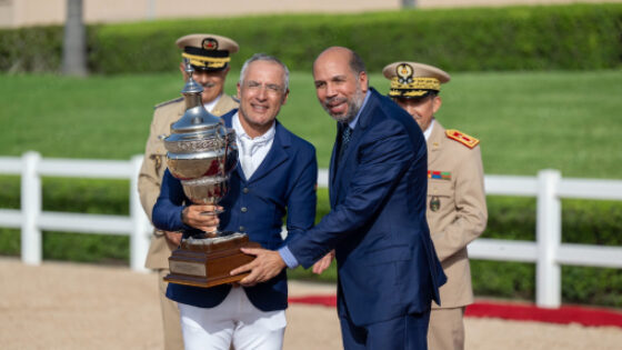 الغالي بوقاع يتوج بالجائزة الكبرى لصاحب الجلالة الملك محمد السادس في القفز على الحواجز بتمارة