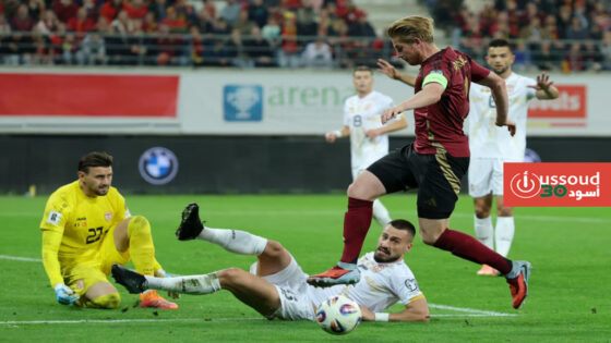 مقدونيا الشمالية تفرض التعادل على بلجيكا في تصفيات المونديال