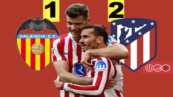 غريزمان يقود أتليتيكو للفوز بثنائية على فالنسيا في «الليغا»