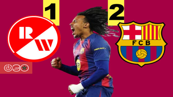 كوندي يسقط فرانكفورت برأسيتين ويهدي الفوز لبرشلونة