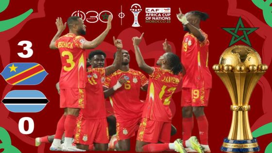 الكونغو الديمقراطية تفوز على بوتسوانا وتبلغ ثمن نهائي “كان” 2025