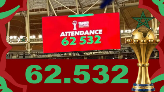 أكثر من 62 ألف متفرج حضروا مباراة الأسود أمام زامبيا