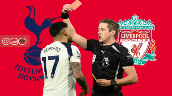 الاتحاد الإنكليزي يتهم روميرو بسوء التصرف بعد طرده أمام ليفربول 