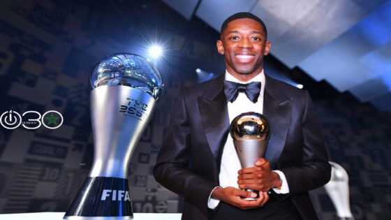 ديمبلي يفوز بجائزة “ذا بيست” لأفضل لاعب في العالم عام 2025