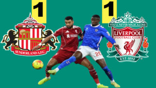 ليفربول ينتزع تعادلا صعبا من سندرلاند في آنفيلد
