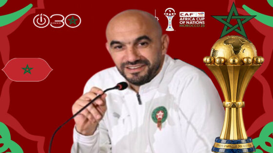 وليد الركراكي يتحدث في الندوة الصحافية بعد تأهل المنتخب المغربي إلى نهائي كأس أمم أفريقيا 2025