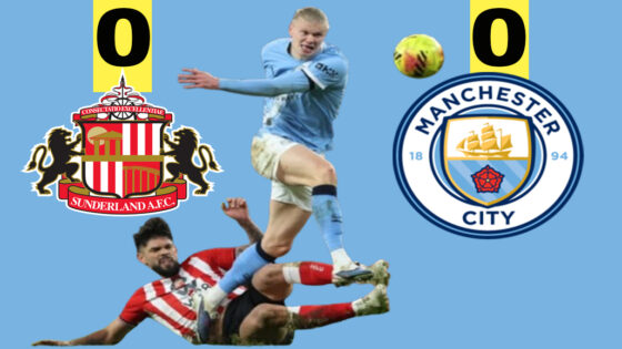 سيتي يتعثر في سباق صدارة “البريميرليغ” بتعادله سلبا مع سندرلاند