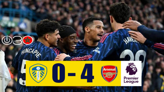 آرسنال يكتسح ليدز يونايتد برباعية ويبتعد في صدارة “البريميرليغ”