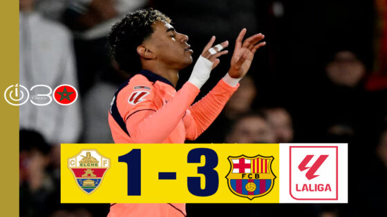 يامال يقود برشلونة المتصدر للفوز على إلتشي بثلاثية في “الليغا”