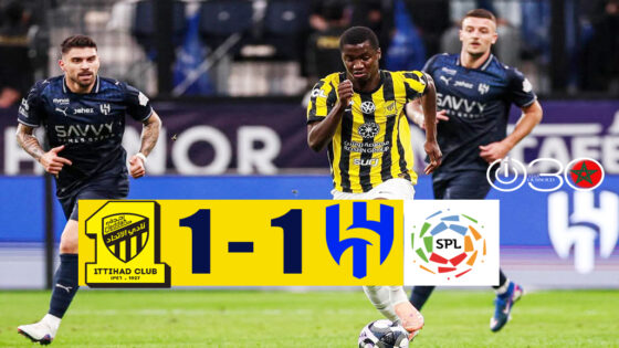 دوري روشن السعودي الجولة 23 : كلاسيكو الهلال والاتحاد ينتهي بالتعادل والهلال يفقد الصدارة
