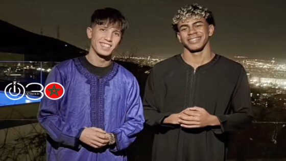 لامين يامال نجم برشلونة يحتفل برمضان بالكندورة المغربية وينشر التهنئة عبر إنستغرام