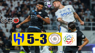 صورة تجمع لاعبي الهلال والشباب خلال مباراة الجولة 24 من دوري روشن السعودي 2025-2026