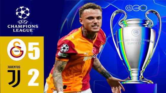 غلطة سراي يهزم يوفنتوس بخماسية في ملحق دور 16 دوري أبطال أوروبا