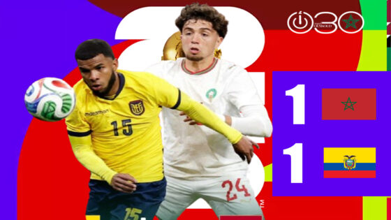 تعادل مثير للأسود أمام الإكوادور وديا في أول اختبار مع وهبي