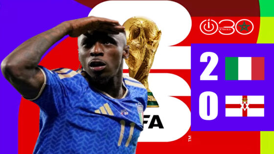  ملحق مونديال 2026: إيطاليا على أبواب الصعود بفوزها على أيرلندا الشمالية