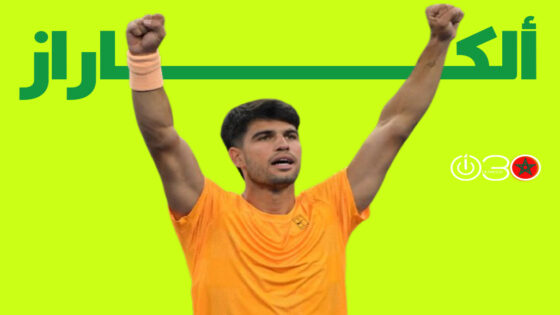 فرحة الإسباني كارلوس ألكاراز بعد تأهله للدور الرابع لبطولة إنديان ويلز