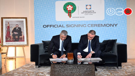 توقيع اتفاقية شراكة بين جامعة كرة القدم والمكتب الوطني للمطارات