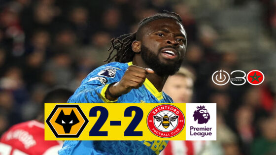 برنتفورد يهدر تقدمه بهدفين ليتعادل مع ولفرهامبتون في “البريميرليغ: