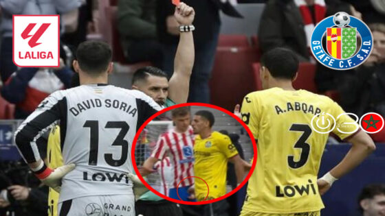 حركة استفزازية تجاه سورلوت تكلف عبقار الطرد أمام أتليتيكو