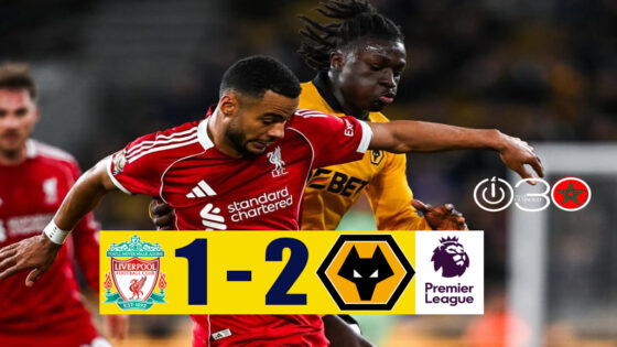 وولفرهامبتون يحقق فوزا مثيرا على ليفربول في “البريميرليغ”