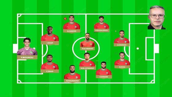 تشكيلة المنتخب الوطني امام الإكوادور