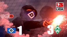 أعمال شغب تفسد قمة الشمال بالدوري الألماني بين بريمن وهامبورغ