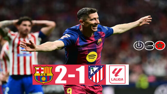 برشلونة يهزم أتليتيكو مدريد ويبتعد في صدارة الدوري الإسباني
