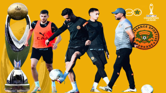 بركان يجري مرانه الأخير قبل مواجهة الجيش في ذهاب نصف نهائي الأبطال