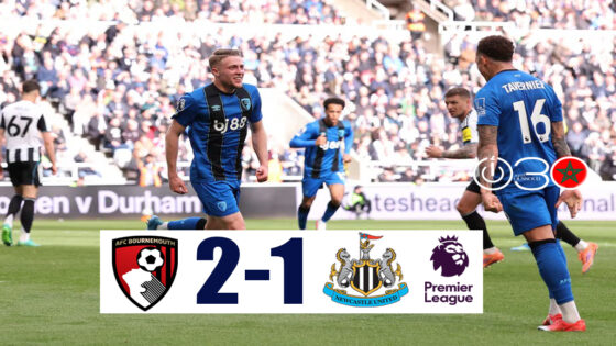 بورنموث يعزز فرصه في التأهل للبطولات الأوروبية بفوزه على نيوكاسل في “البريميرليغ”