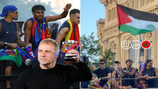 فليك ينتقد رفع يامال لعلم فلسطين في احتفالات برشلونة