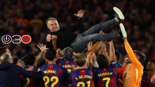 برشلونة يكافئ فليك بتمديد عقده بعد التتويج بلقب الدوري الإسباني