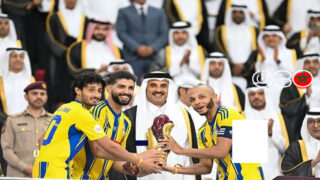 ثلاثية براهيمي أمام السد تمنح الغرافة كأس أمير قطر للعام الثاني تواليا