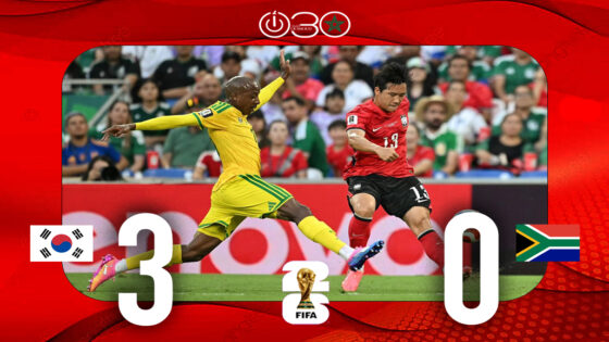 جنوب إفريقيا تتجاوز كوريا الجنوبية وتبلغ دور 32 بكأس العالم 2026