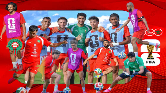 المنتخب المغربي يخوض تدريب الأحد بصفوف مكتملة استعدادا لهايتي
