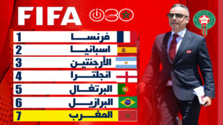 قبل مونديال 2026.. المنتخب المغربي يرتقي إلى المركز السابع في تصنيف “فيفا” العالمي