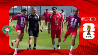 أكرد يلتحق بطالبي بتدريبات الأسود قبل صدام البرازيل في المونديال