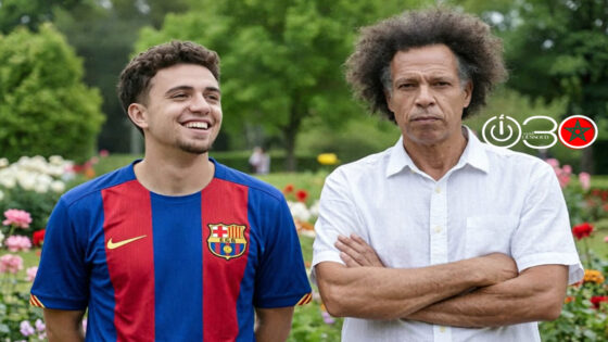 والد نائل العيناوي: برشلونة يمثل حلم إبني منذ الطفولة