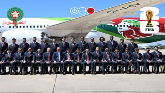 بعثة المنتخب المغربي تشد الرحال إلى أمريكا لخوض كأس العالم