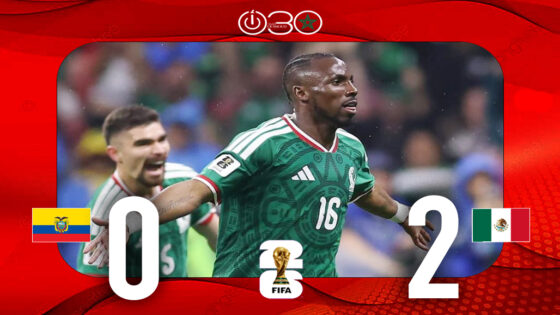 المكسيك تُسقط الإكوادور بثنائية وتتأهل إلى ثمن نهائي كأس العالم 2026