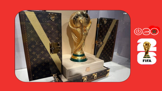 نقل جائزة كأس العالم إلى نيويورك في صندوق مصمم من دار “لوي فيتون”