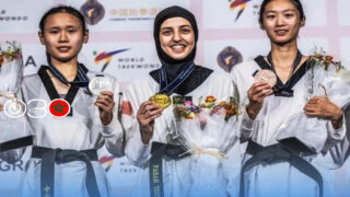 المغربية فرح التوزاني تهزم الصينية وانغ وتتوج بذهبية بطولة العالم للتايكوندو