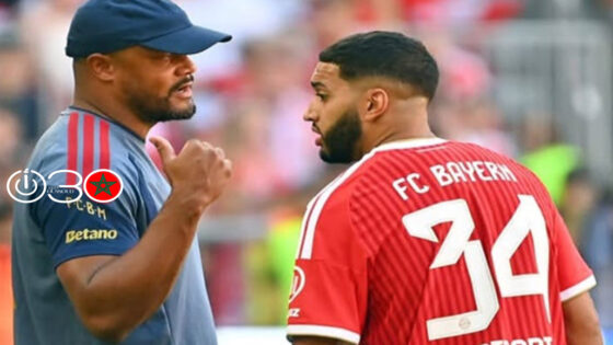 كومباني يشيد بصيباري ويؤكد مشاركته أساسياً أمام دورتموند