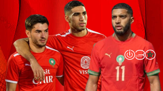 حكيمي ودياز وصيباري يغيبون عن آخر مران للأسود قبل مواجهة الغابون