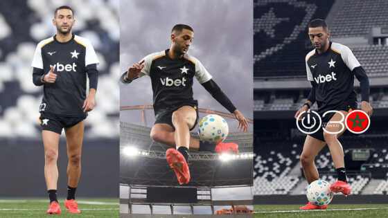 زياش يخوض أولى تدريباته مع لاعبي بوتافوغو