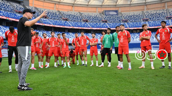 المنتخب الوطني ينهي استعداداته لمواجهة مالي وديا بطنجة