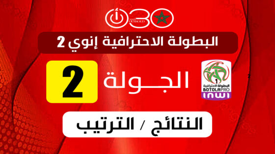 البطولة الاحترافية2: أربعة أندية بالعلامة الكاملة وخريبكة تستعيد توازنها